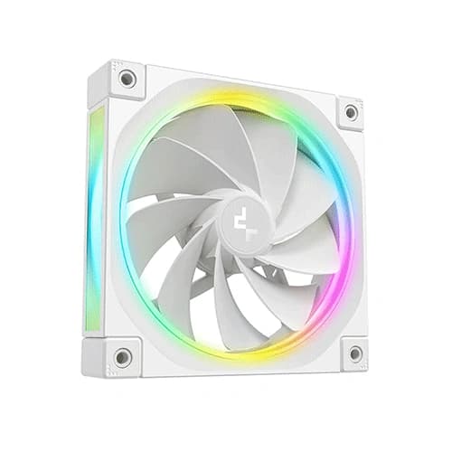 DeepCool FL12R WH 3 in 1 ARGB 120mm Reversed Blade Cabinet Fan